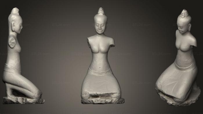 Статуэтки Будда (Будда 1, STKBD_0102) 3D модель для ЧПУ станка